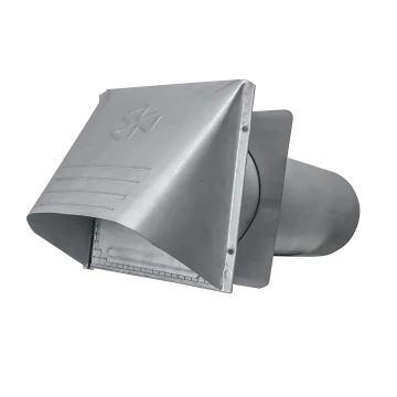 GWM424 P-Tanium™ Galvanized Wide Mouth Hood with Flapper and